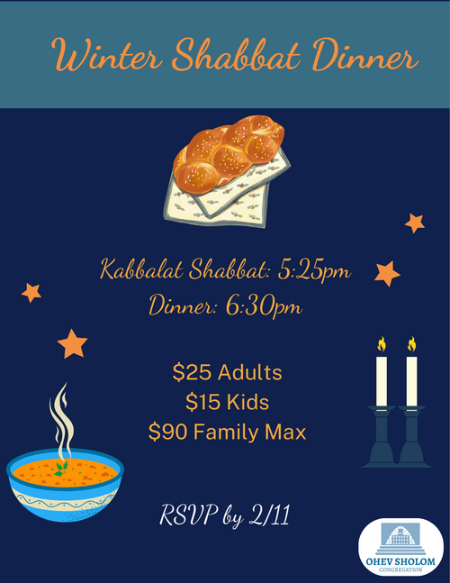Winter Communal Shabbat Dinner