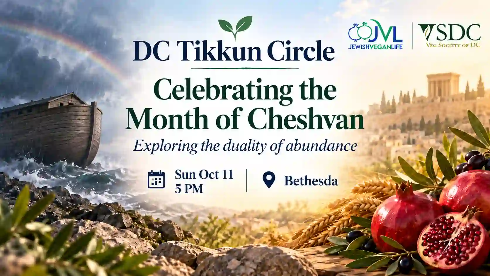 DC Tikkun Circle: Celebrating the Month of Cheshvan